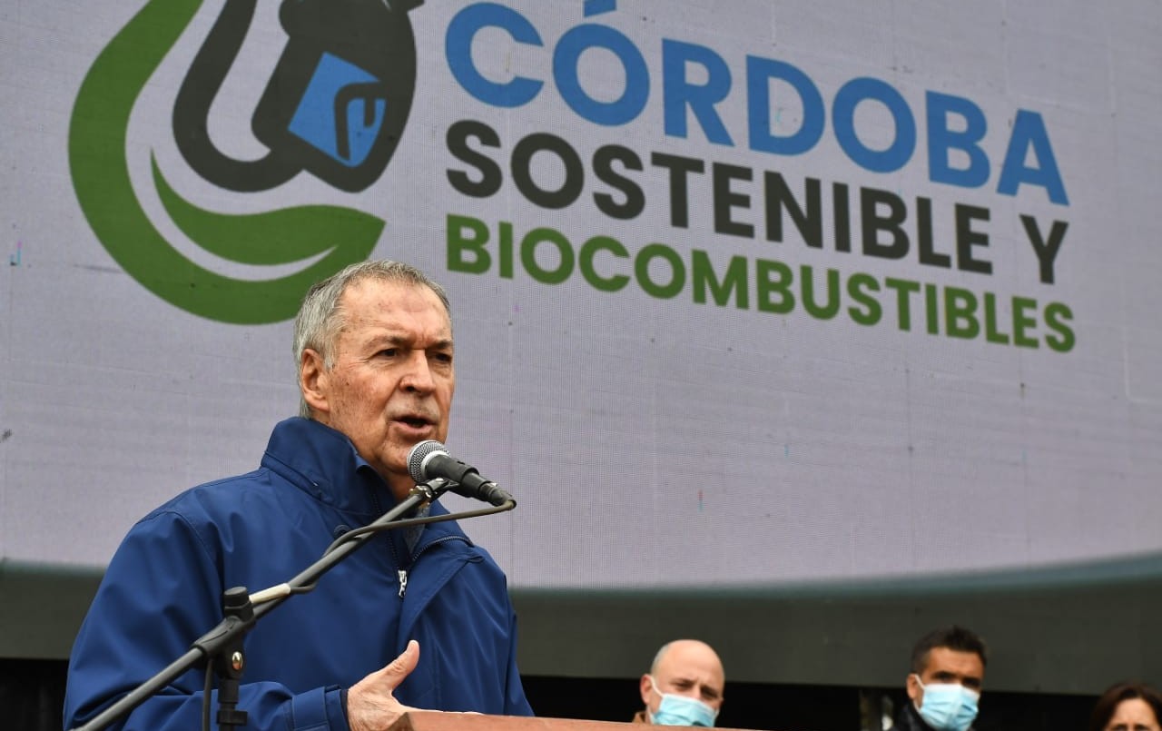Biocombustibles en Córdoba, Schiaretti anunció el proyecto "Córdoba sostenible y Biocombustibles" | Córdoba