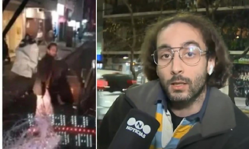 Detuvieron al automovilista que rompió un colectivo a barretazos | Actualidad