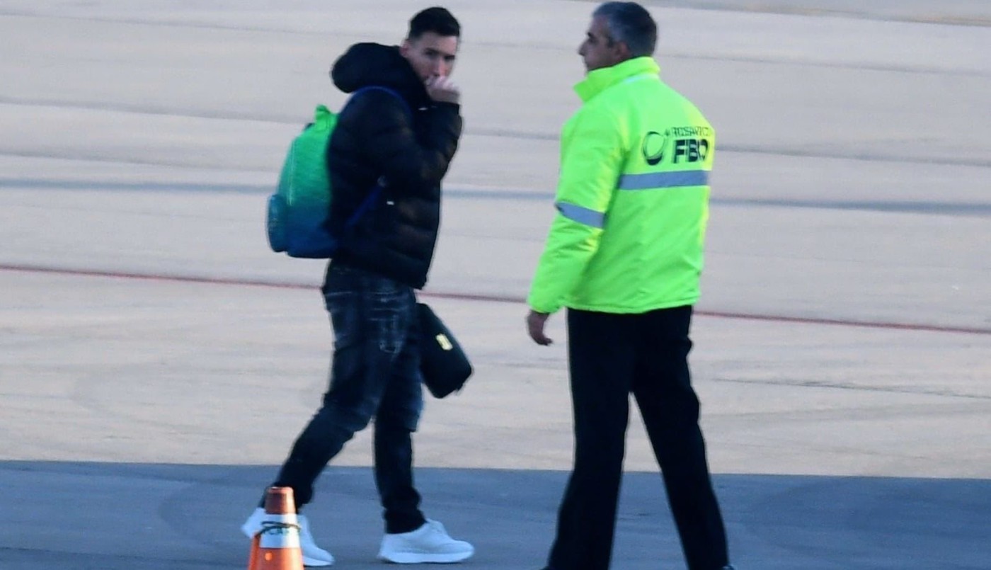 Tras los 5 goles a Estonia, Messi volvió a Rosario para sus vacaciones | Deportes