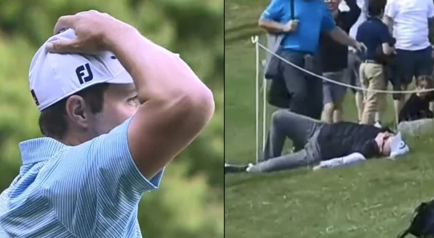 "¡Fore!": Miraba un torneo de golf y lo voltearon | Deportes