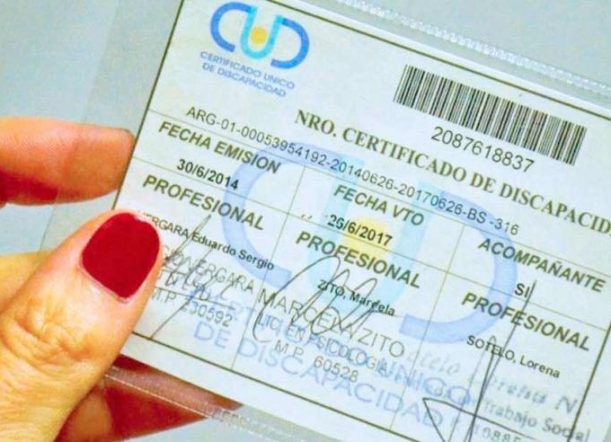 Prorrogan por un año el vencimiento del Certificado Único de Discapacidad | Actualidad