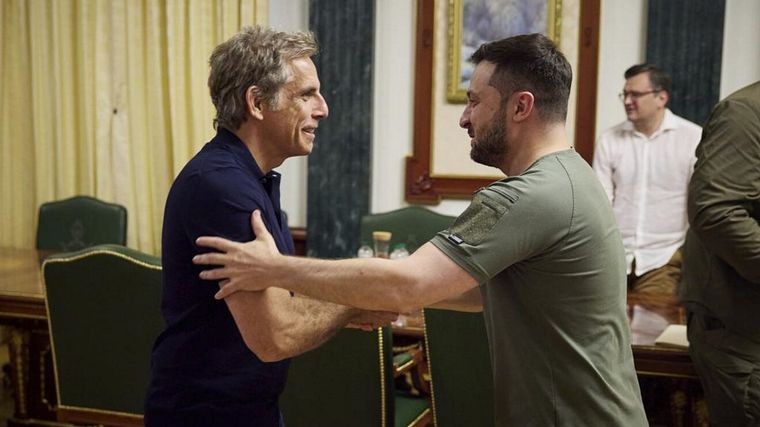Ben Stiller se reunió con el presidente de Ucrania en Kiev | Espectáculos