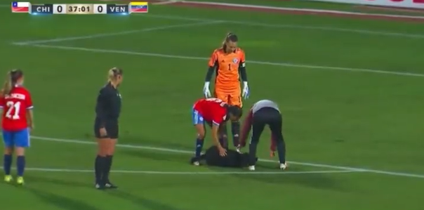 El perro que enterneció el amistoso entre Chile y Venezuela | Deportes