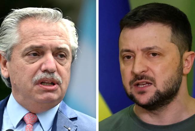 Volodomir Zelenski agradeció a Alberto Fernández la ayuda humanitaria | Política y economía