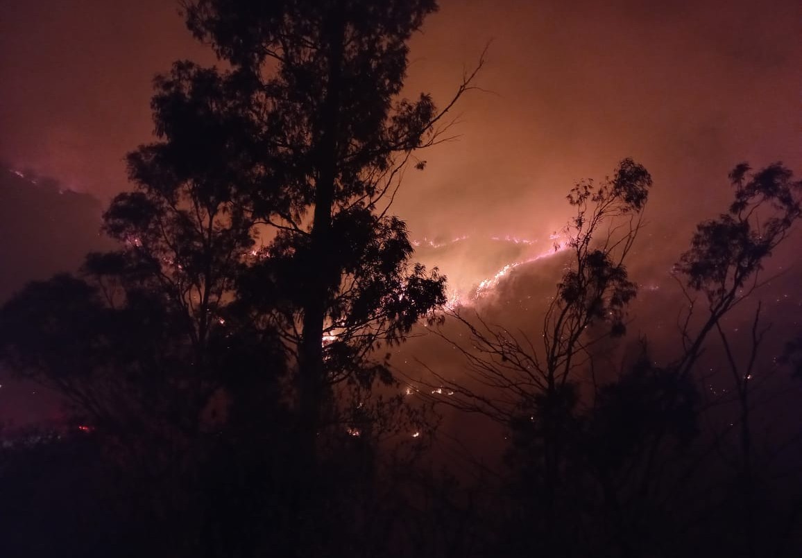 Bomberos logran contener incendio en Valle de Paravachasca | Córdoba