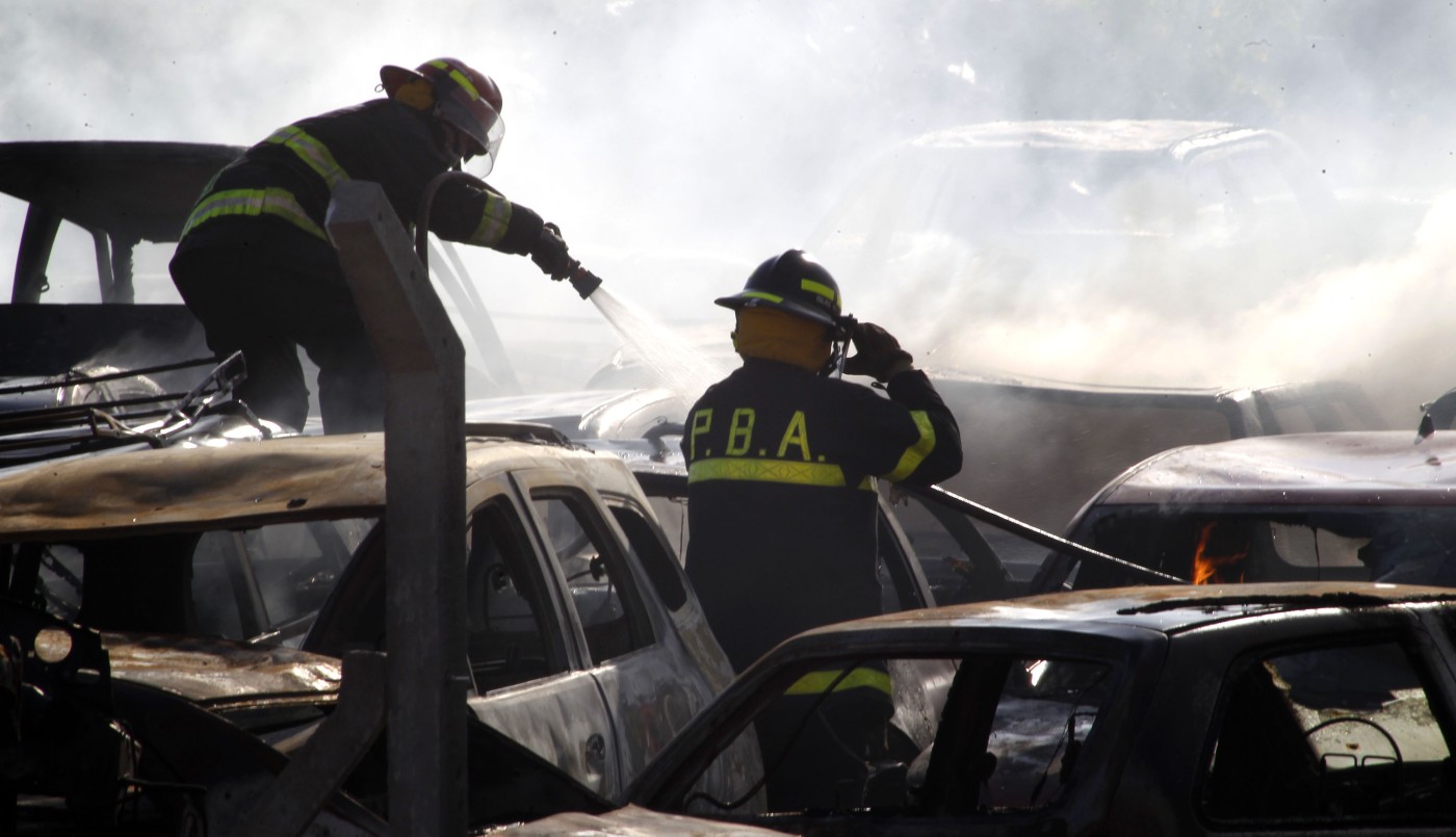 Explosión e incendio en playón municipal de automóviles en Mar del Plata | Actualidad
