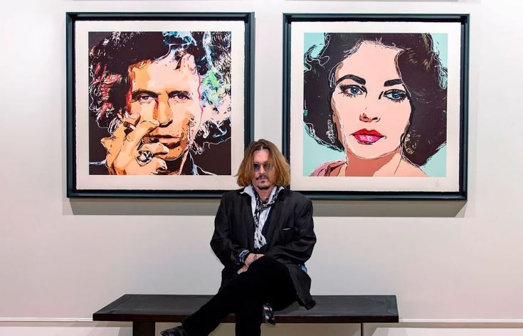 Johnny Deep vendió sus obras de arte por más de 3,5 millones de euros | Espectáculos