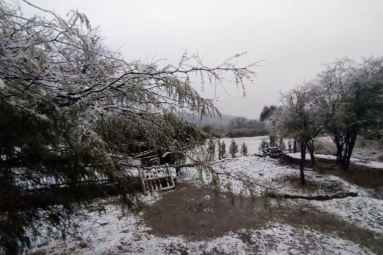 La nieve tiñó de blanco las Altas Cumbres | Córdoba