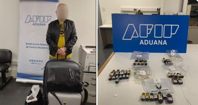 Detuvieron en Ezeiza a un pasajero que intentaba entrar al país con 40 frascos de Popper, una droga sexual | Actualidad