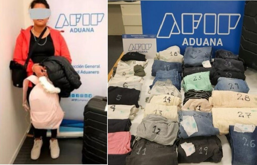 Detenida cuando intentaba viajar a Europa con 9 kilos de cocaína líquida en su ropa | Actualidad