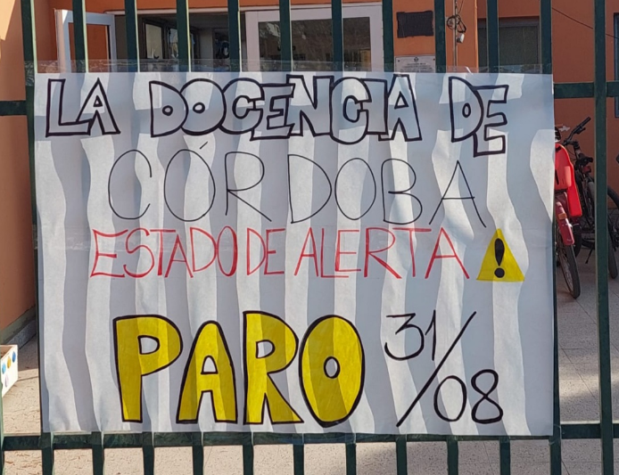 Paran hoy los docentes, en rechazo a la oferta salarial del gobierno | Córdoba