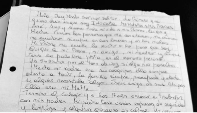 Martín del Río escribió una carta y defendió su inocencia por el doble crimen de Vicente López | Actualidad