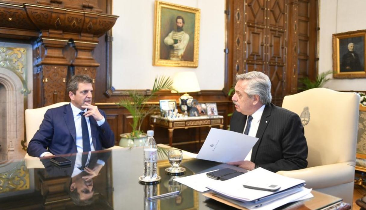 Sergio Massa visitó a Alberto Fernández en la Casa Rosada tras su viaje a Estados Unidos | Política y economía