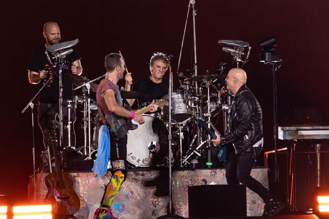 Zeta Bosio y Charly Alberti tocaron con Coldplay e hicieron vibrar el Monumental | Espectáculos