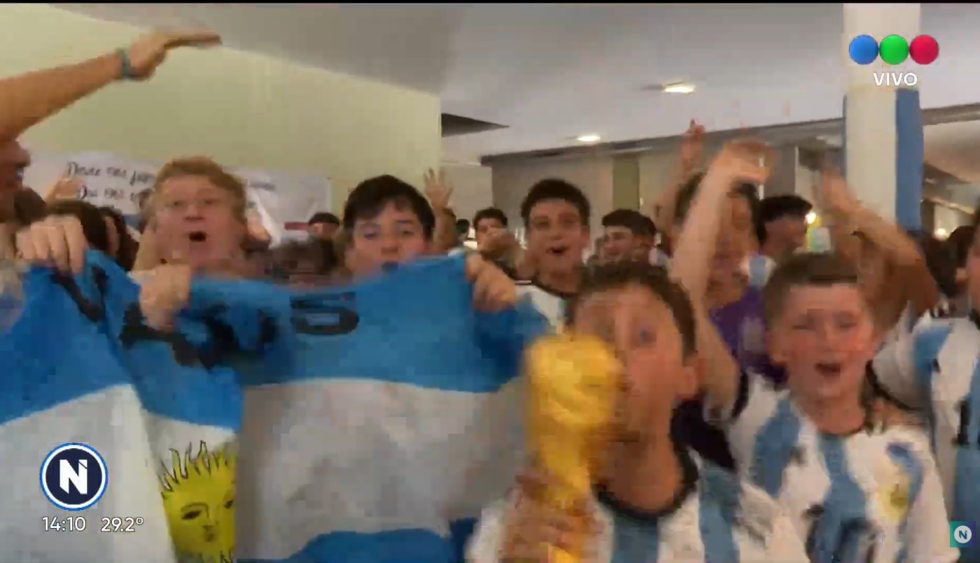 Una escuela de Córdoba se viste de celeste y blanco por el mundial | Córdoba