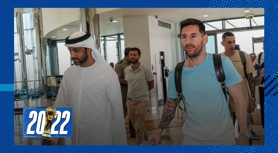 Llegó el capitán: Messi ya está en Qatar para iniciar la preparación del Mundial | Deportes