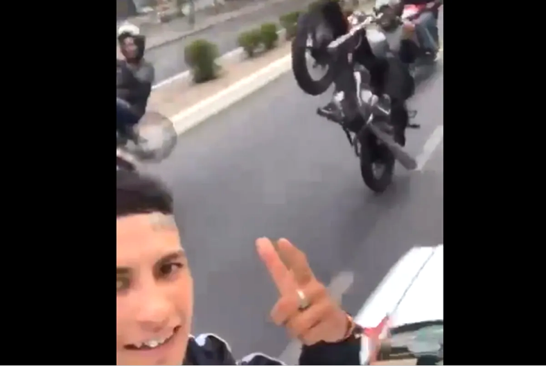 Denuncian penalmente a L-Gante por violar leyes viales en una caravana en homenaje al "Noba" | Espectáculos