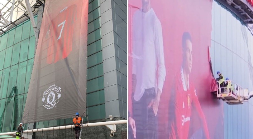 Sin vuelta atrás: Manchester United retiró la imagen de Cristiano Ronaldo de Old Trafford | Deportes