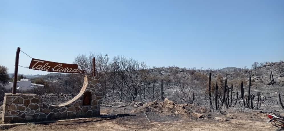 Bomberos lograron contener el fuego en Tala cañada y no quedan focos activos | Córdoba