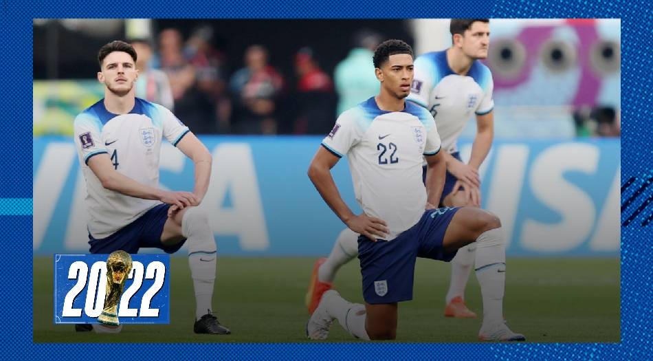 Jugadores ingleses se arrodillaron antes del partido ante Irán | Deportes