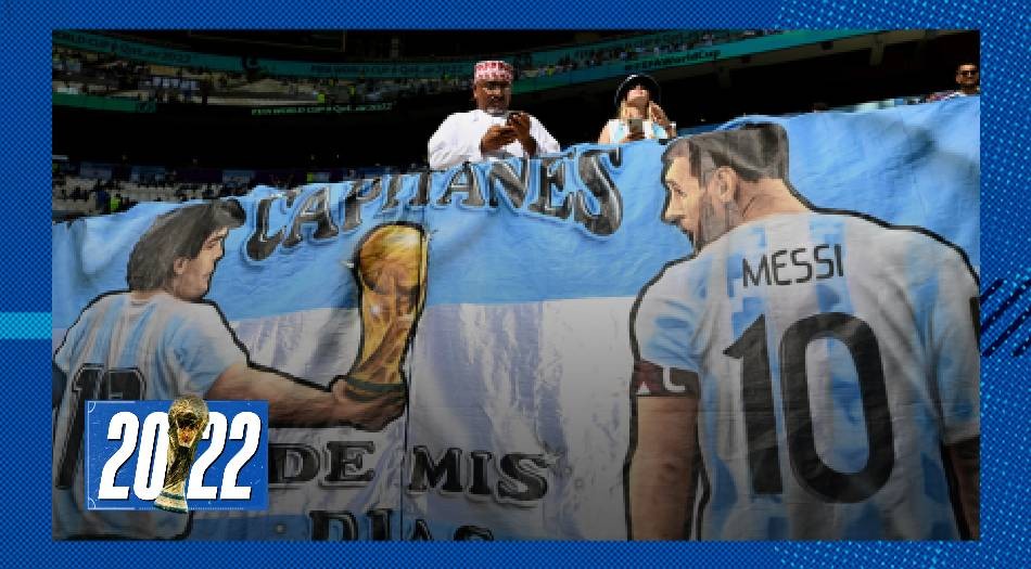 "Es para Diego que lo mira desde el cielo": Maradona presente en el debut argentino en Qatar | Deportes
