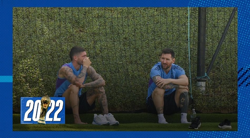 Los que no jugaron contra México entrenaron y Messi estuvo para acompañarlos | Deportes