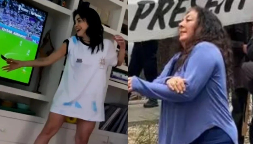 Video: Lali Espósito parodió el baile de una manifestante cordobesa para alentar a la Selección | Espectáculos