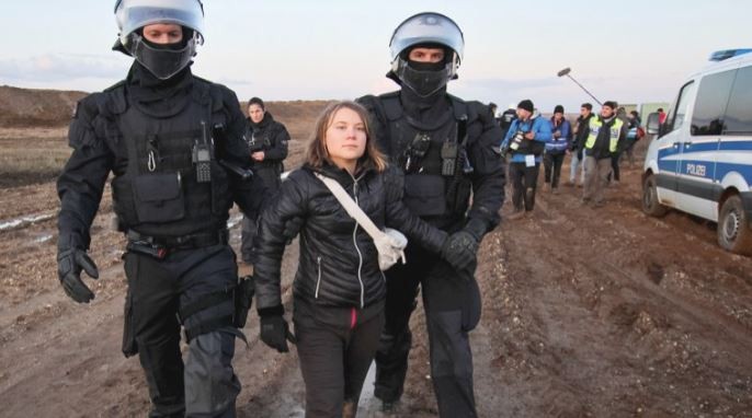 Detuvieron a Greta Thunberg durante una protesta en un pueblo carbonero alemán | Actualidad