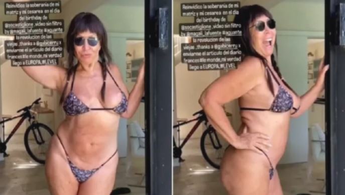 Moria Casán bailó en bikini: “Es la revolución de las viejas” | Espectáculos