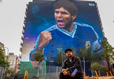 Invitan a votar por el Mejor Mural del 2022: compite el argentino Martín Ron | Actualidad