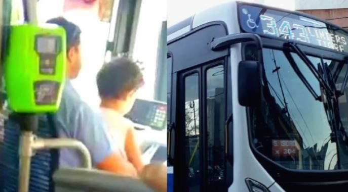 Suspendieron la licencia del colectivero que manejó con un niño a upa | Actualidad