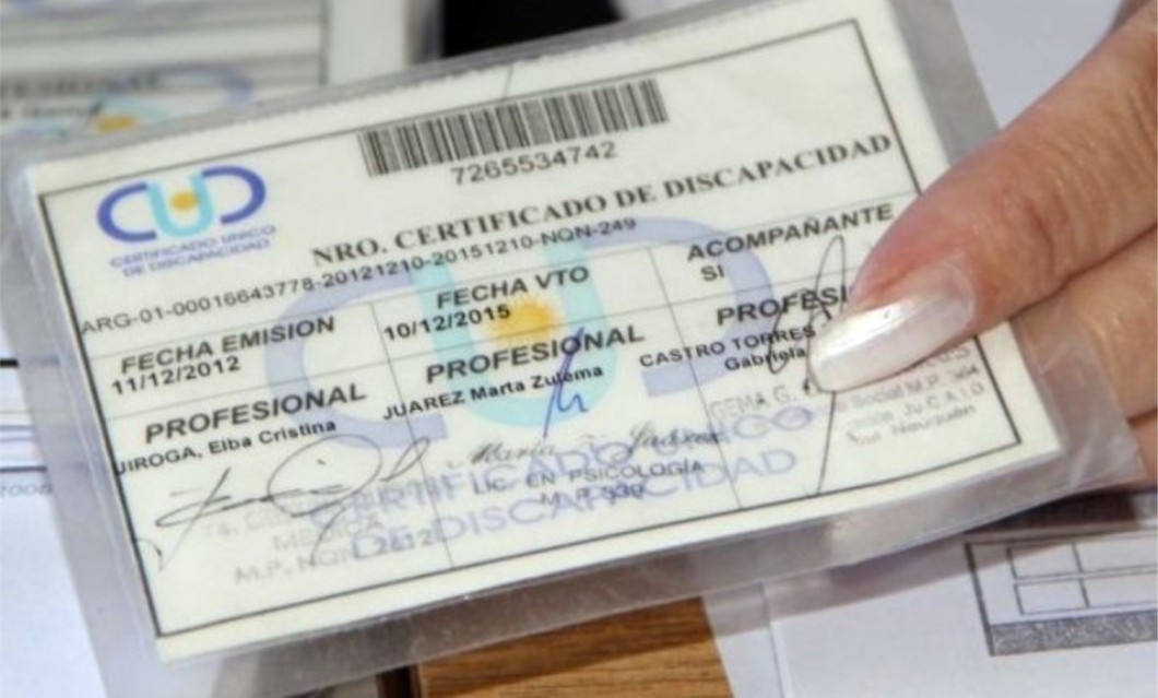Se prorroga por un año más el vencimiento del certificado de discapacidad | Actualidad