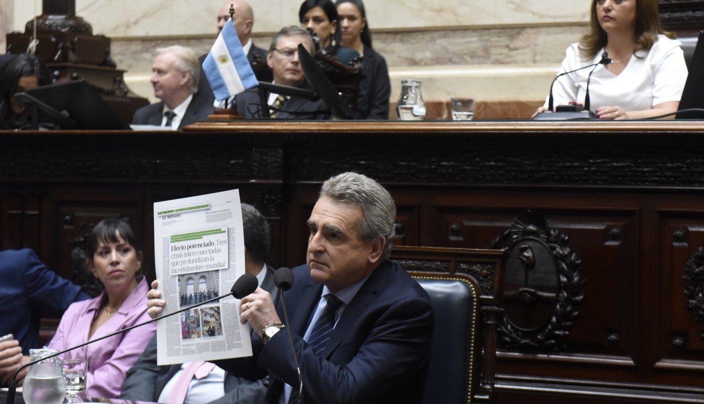 Rossi, en el Congreso: "En Argentina conviven cuatro crisis" | Política y economía