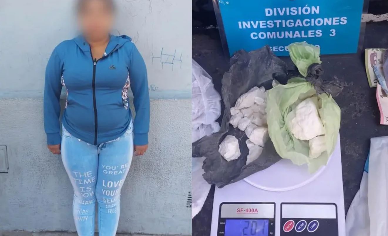 Cayó una "mamá dealer" que con su beba en brazos tenía cocaína en un pañal en Constitución | Actualidad