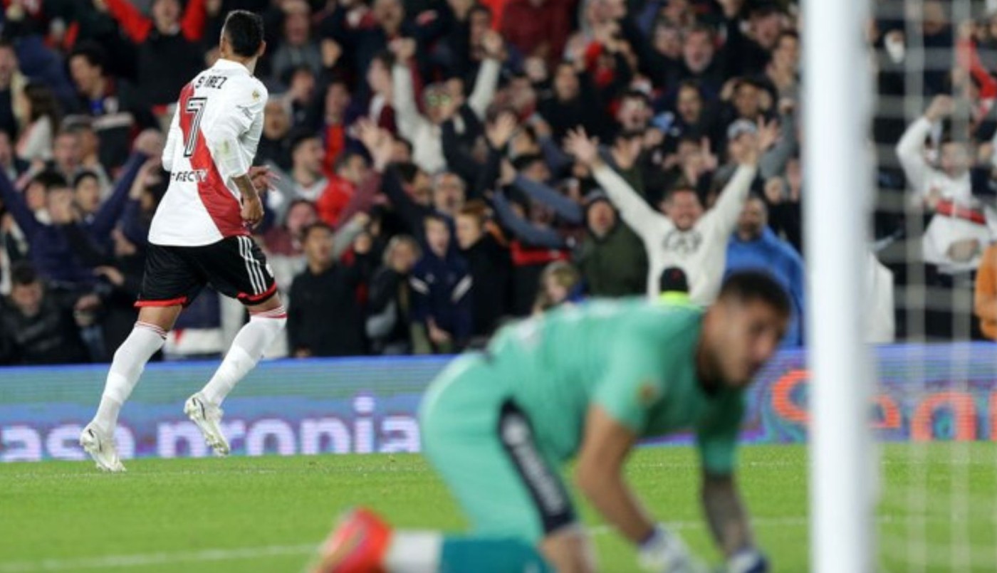 River se aleja en la punta con una goleada a Gimnasia y Esgrima | Deportes