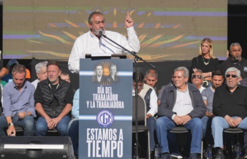 La CGT pidió un acuerdo político y la reducción de la jornada laboral en el acto por el Día del Trabajador | Política y economía