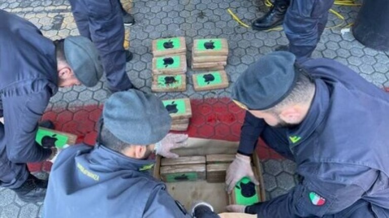 Secuestraron en Italia 2,7 toneladas de cocaína disimulada en un cargamento de bananas | Internacionales