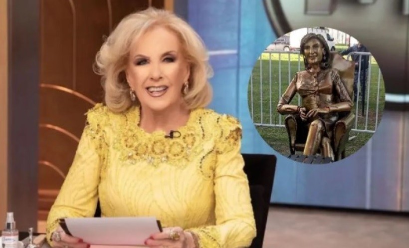 Presentaron la estatua de Mirtha Legrand | Espectáculos