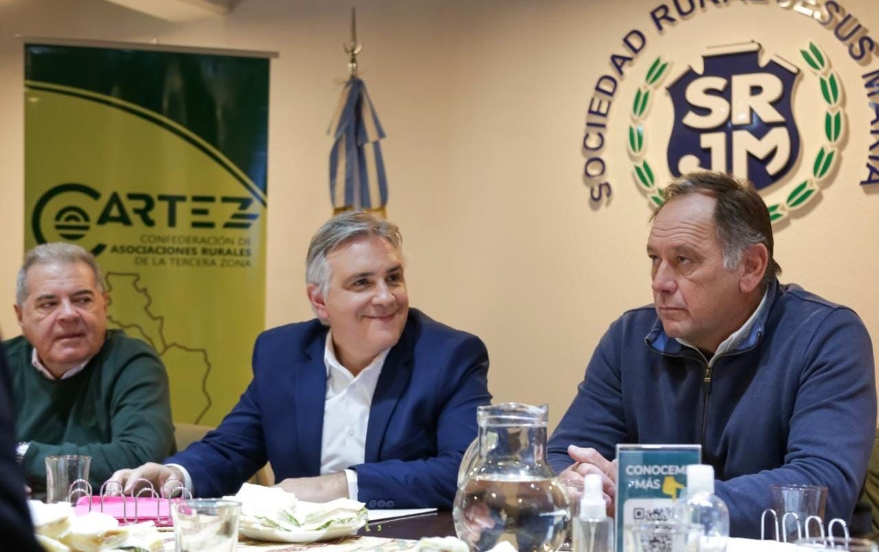 Llaryora se reunió con Cartez en la Rural de Jesús María y ratificó su defensa al campo | Elecciones 2023