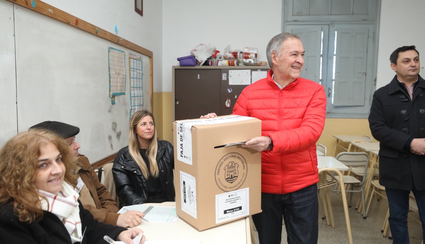 Así votó el actual gobernador, Juan Schiaretti | Elecciones 2023