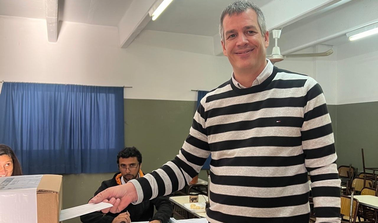 Agustín Spaccesi votó y convocó a los cordobeses a participar en los comicios | Elecciones 2023