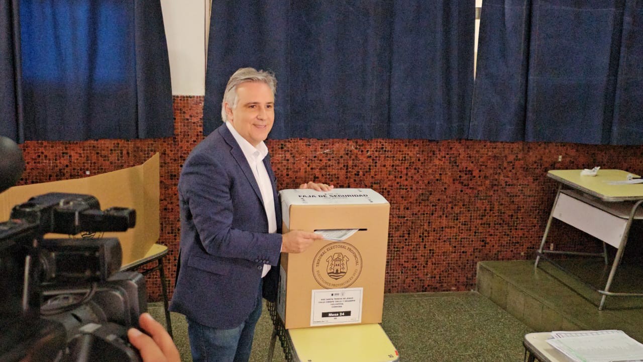 Martín Llaryora también pasó por las urnas | Elecciones 2023