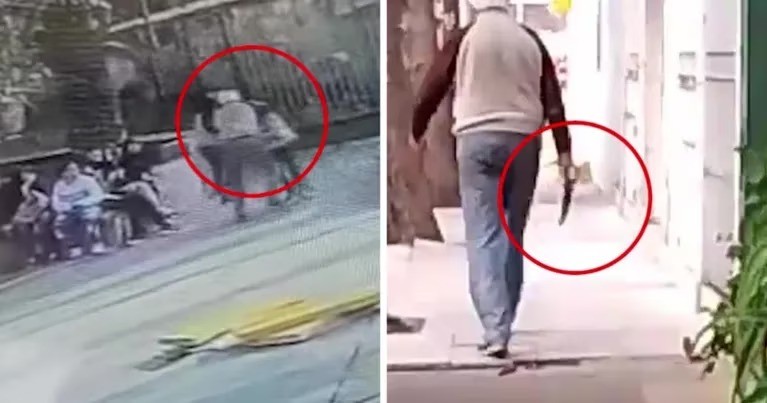 Video: le hicieron ring-raje y atacó a los niños con una cuchilla | Actualidad