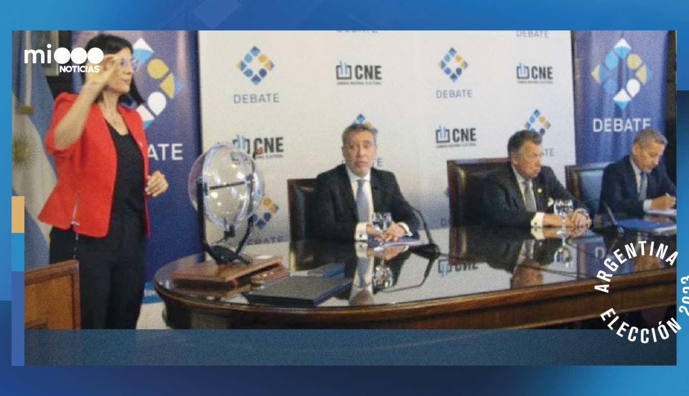 Debate presidencial 2023: se sortearon las ubicaciones, orden de exposición y temas | Política y economía