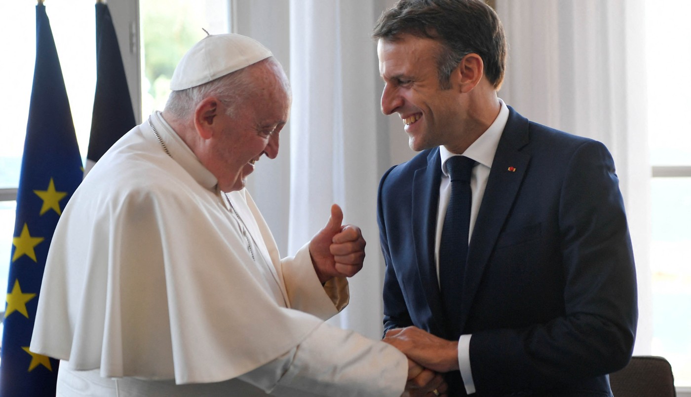 Francisco se reunió con Macron en Marsella, con la guerra, migrantes y eutanasia en agenda | Internacionales