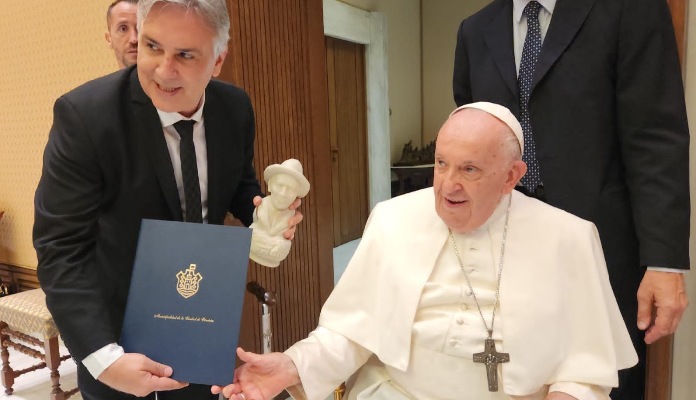 Video: clima distendido en la reunión entre el Papa Francisco y la delegación cordobesa | Córdoba