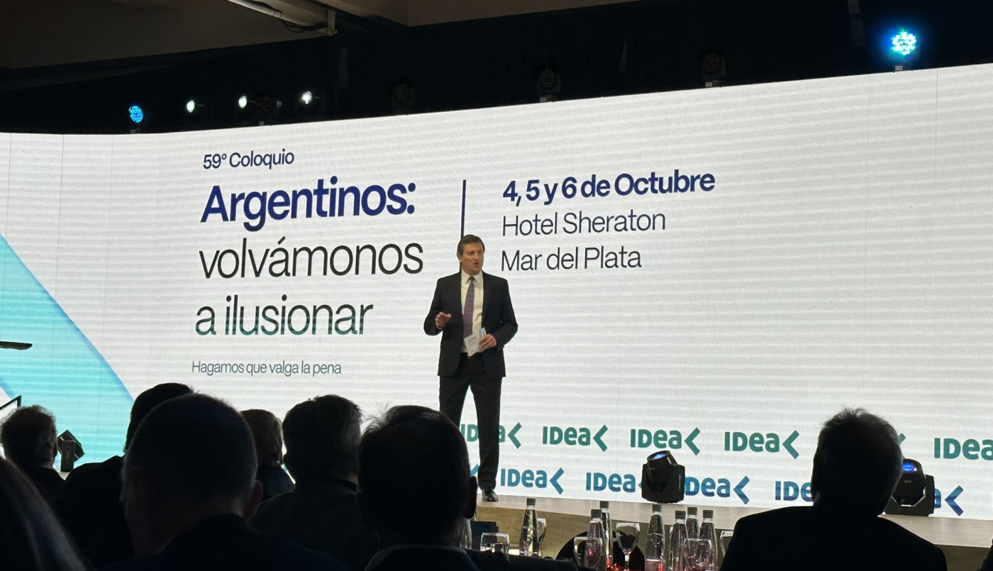 El pedido de IDEA a la política: "La libertad, el cambio y la patria deben trabajar juntos" | Política y economía