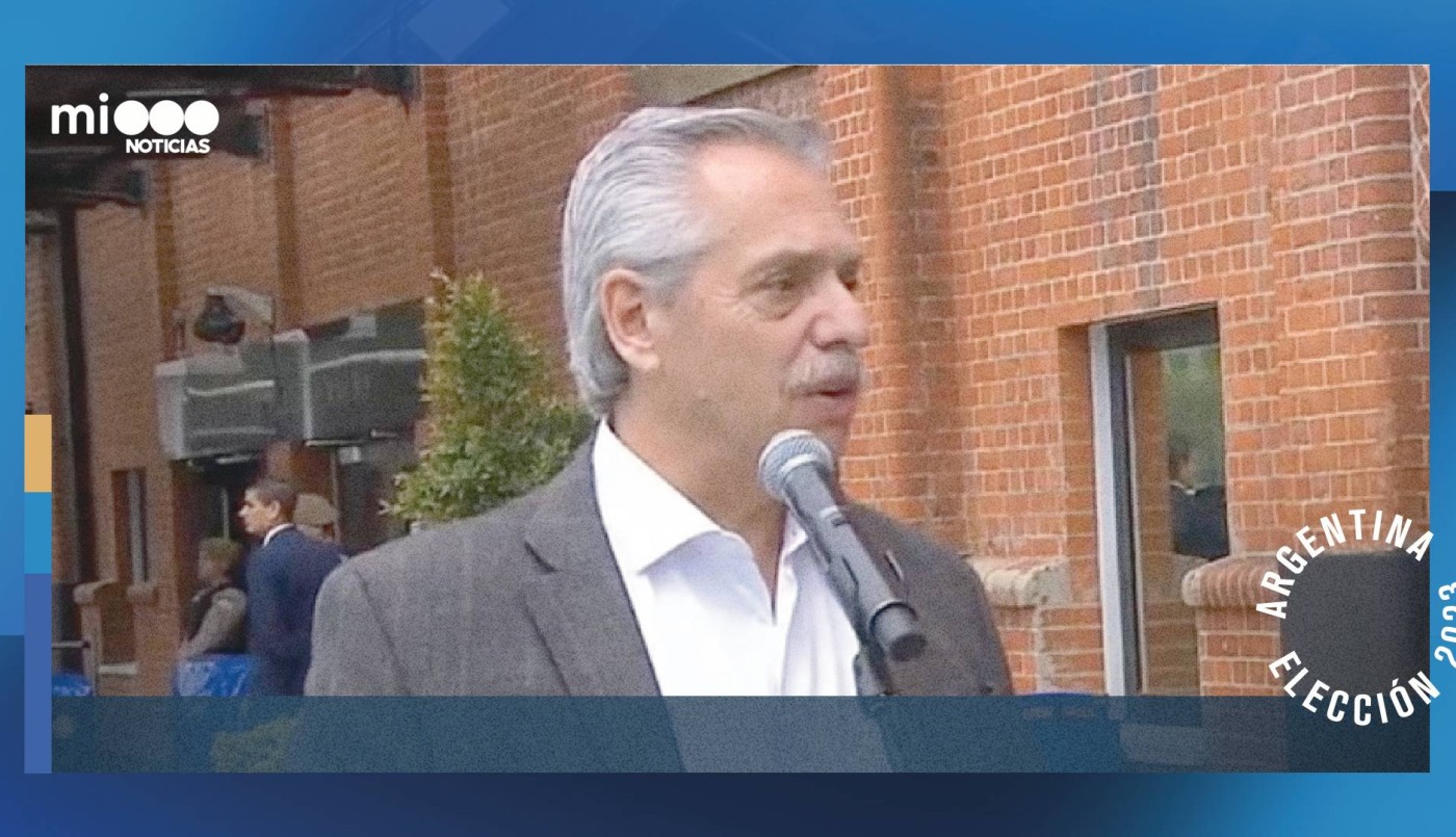 Votó Alberto Fernández: "Después del 10 de diciembre voy a seguir como un ciudadano más" | Elecciones 2023
