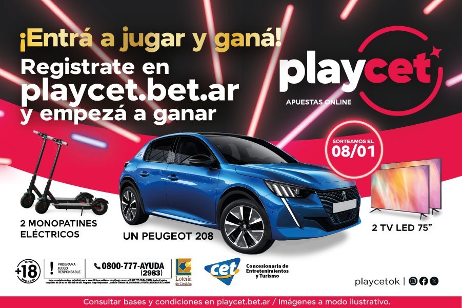 ¡Playcet es tu nueva plataforma de apuestas deportivas y juegos de azar de Córdoba! | Contenido Patrocinado