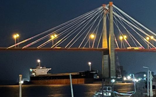 Un barco chocó contra el puente Zárate Brazo Largo | Actualidad